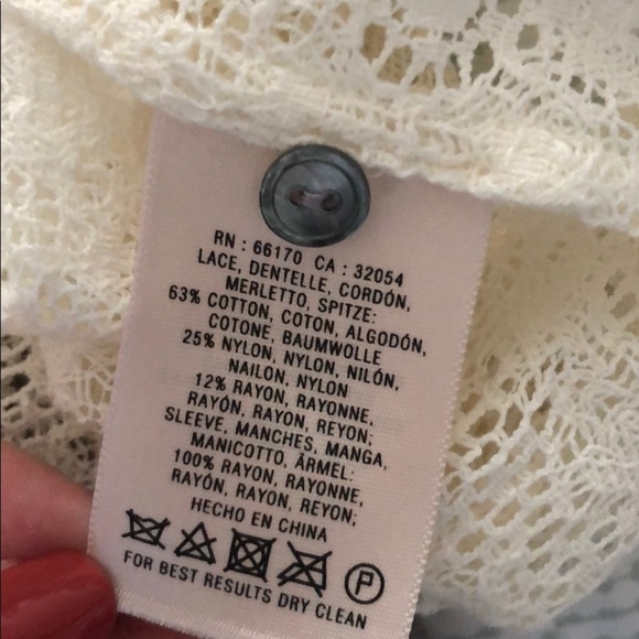 Anthropologie Mauve Lace Top - Picture 9 of 16